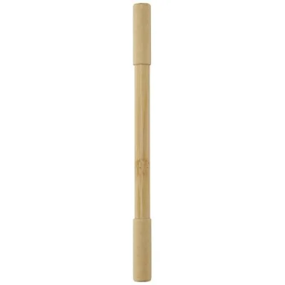Stylo duo en bambou Samambu (encre bleue)