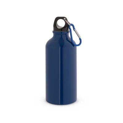 Landscape S – Bouteille de sport 400mL en aluminium avec mousqueton