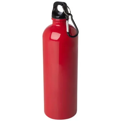 Bouteille d'eau Oregon de 750 ml simple paroi en acier recyclé certifié RCS avec mousqueton
