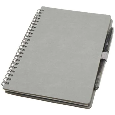 Carnet A5 à couverture souple réutilisable et parure de stylos Slate (encre noire)