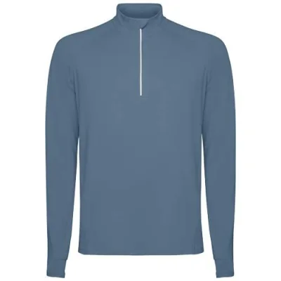 Sweatshirt de 200 g/m² Estambul à manches longues et col demi-zip pour homme