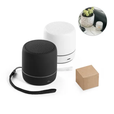 Turing – Haut-parleur portable 3W avec 4h d'autonomie en ABS recyclé (100% rABS)