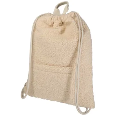 Sac à dos avec cordon sherpa recyclé GRS de 9 L Bear