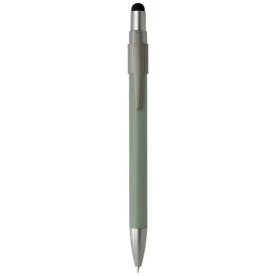 Stylo bille recyclé RCS avec stylet et toupie antistress (encre bleue) Rill