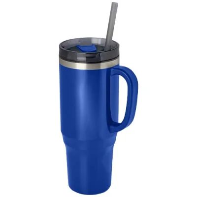 Mug isotherme Melbourne 1200 ml certifié RCS avec paille