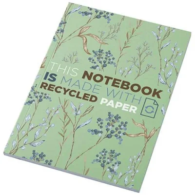 Cahier Novella Austen Colours recyclé A5 à couverture souple de 50 feuilles