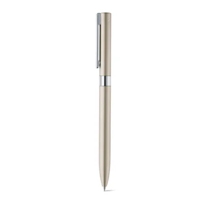 Clare – Stylo à bille en aluminium recyclé (100 % rAL) avec clip et mécanisme twist