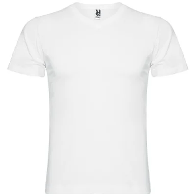 T-shirt de 155 g/m² Samoyedo à col en V et manches courtes pour homme