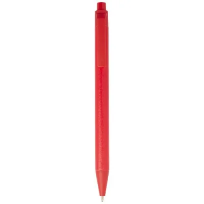 Stylo bille Chartik monochromatique en papier recyclé avec finition mate (encre noire)