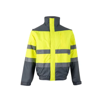 VL Jupiter – Veste rembourrée bicolore (180g/m²) en polyester (100%), avec fintion PU