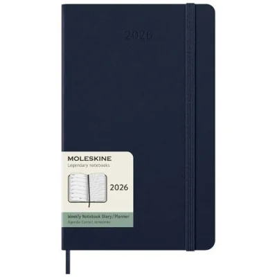 Agenda L hebdomadaire 12 mois Moleskine à couverture rigide
