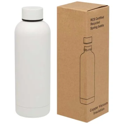 Bouteille isotherme avec isolation par le vide Spring 500 ml en cuivre inoxydable recyclé certifié RCS