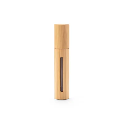 Reese – Atomiseur de parfum rechargeable avec boîtier en bambou naturel