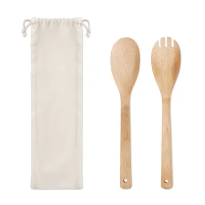 Mayen Set – Couverts à salade en bambou