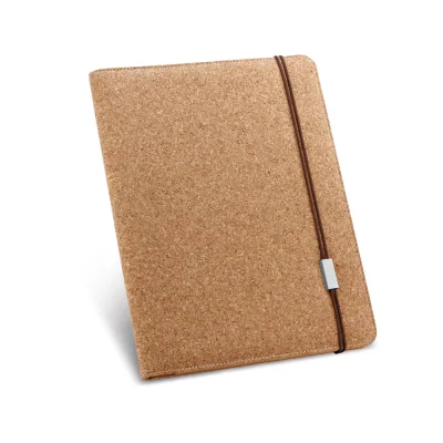 Serpa – Porte-documents A4 A4 en liège avec bloc de pages non lignées
