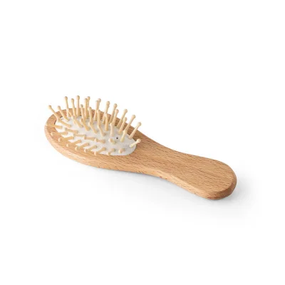 Dern – Brosse à cheveux en bois avec dents en bambou