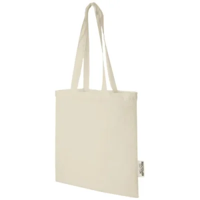 Sac shopping Madras en coton certifié GRS de 140 g/m2 de 7 L