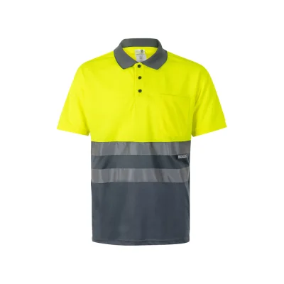 VL Cupid – Polo piqué bicolore (160g/m²) à manches courtes, en polyester (100%)