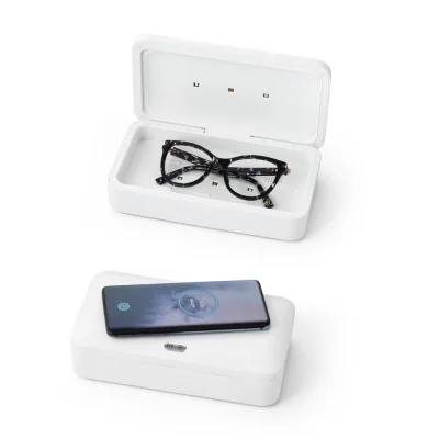 Bactout – Boîte de stérilisateur UV chargeur sans fil rapide