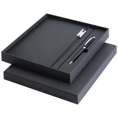 Ensemble carnet à couverture rigide A5 et stylo roller Legato Elegance