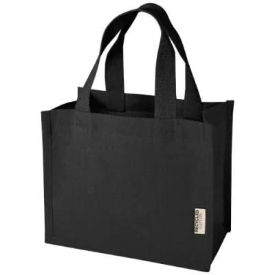 Mini sac shopping Odessa à soufflet en coton recyclé de 9 L et 220 g/m² certifié GRS