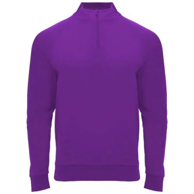 Sweatshirt de 200 g/m² Epiro à manches longues avec fermeture demi- zip pour enfant