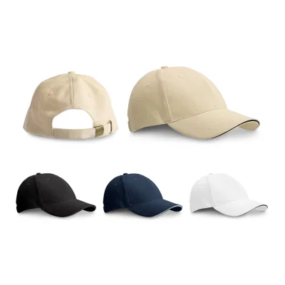 Christophe – Casquette sandwich 100% coton (260 g/m²)