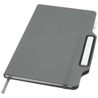 Carnet à couverture rigide Nexus A5 avec stylo et crayon (encre noire)