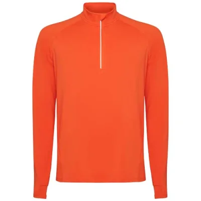 Sweatshirt de 200 g/m² Estambul à manches longues et col demi-zip pour homme