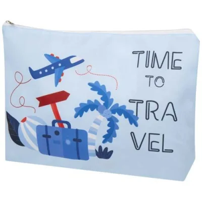 Trousse de voyage Ayla en rPET avec impression par sublimation - grand modèle
