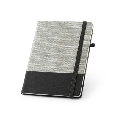 Rousseau – Bloc-notes A5 en fibre de paille et toile de coton avec pages lignées