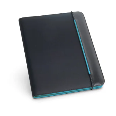 Fitzgerald – Porte-documents A4 en PU et microfibre avec bloc de pages lignées