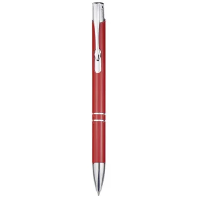 Stylo bille en aluminium recyclé Moneta (encre bleue)