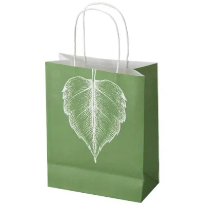 Sac en papier Kraft 120 g/m² avec anses torsadées - 18 x 9 x 23 cm