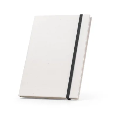 Milky – Bloc-notes A5 avec couverture rigide en papier 100 % recyclé