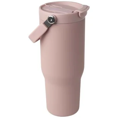 Gobelet avec isolation sous vide Bronx en cuivre et acier inoxydable recyclé certifié RCS Bronx de 900 ml avec couvercle à do