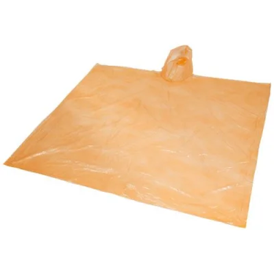 Poncho jetable pour la pluie avec pochette de rangement Ziva