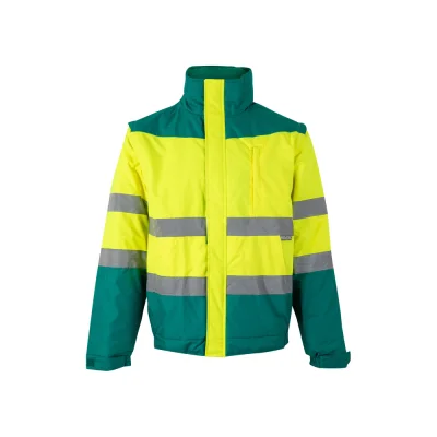 VL Jupiter Large – Veste rembourrée bicolore (180g/m²) en polyester (100%), avec finition PU