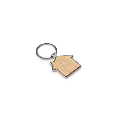 Gaston House – Porte-clés en forme de maison en zinc et bambou