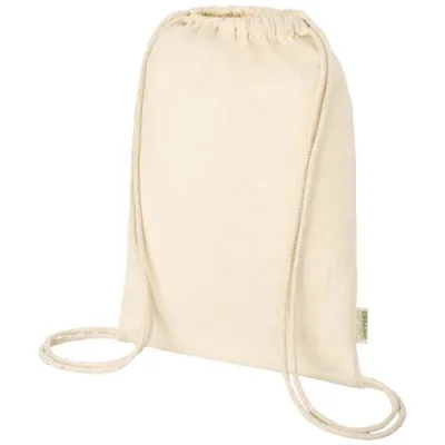 Sac refermable à cordon Odisha de 5 L bio certifié OCS 140 g/m²