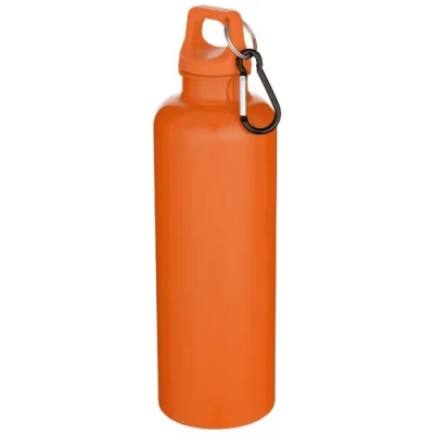 Bouteille d’eau Oregon de 750 ml en plastique recyclé uni certifié RCS avec mousqueton