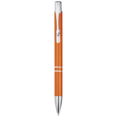 Stylo bille en aluminium recyclé Moneta (encre bleue)