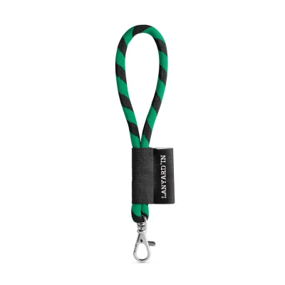 SET Lanyard TUBE Short (Ø 7 mm) avec mousqueton à doigt de 9 mm