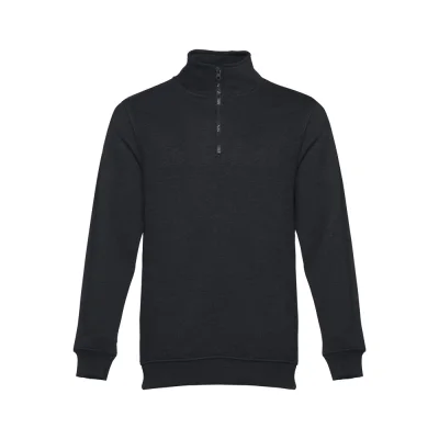 THC Budapest – Sweat-shirt col zippé unisexe