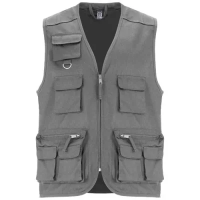 Gilet de travail multi-poches à col en V Venera de 200 g/m2