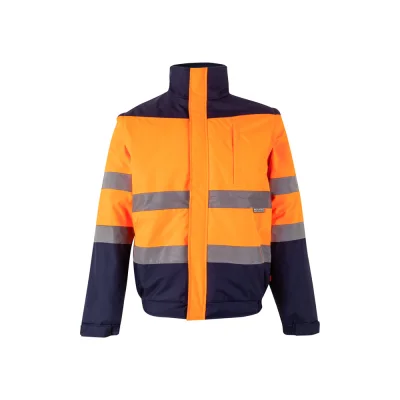 VL Jupiter – Veste rembourrée bicolore (180g/m²) en polyester (100%), avec fintion PU