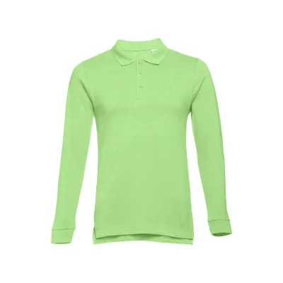 THC Bern – Polo à manches longues en coton cardé pour hommes