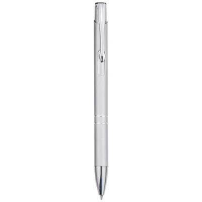 Stylo bille en aluminium recyclé Moneta (encre bleue)