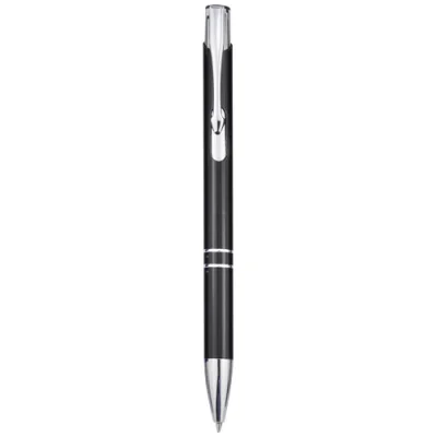 Stylo bille en aluminium recyclé Moneta (encre noire)