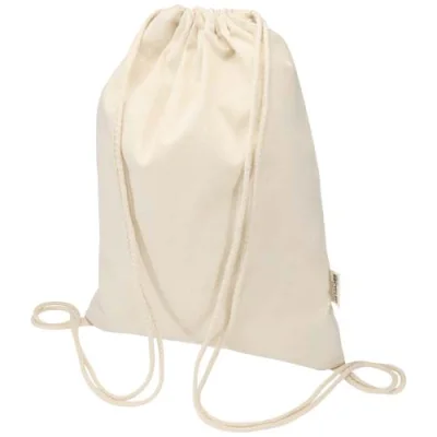 Sac de 5 L avec cordon Oregon Blend en coton recyclé 140 g/m² certifié GRS